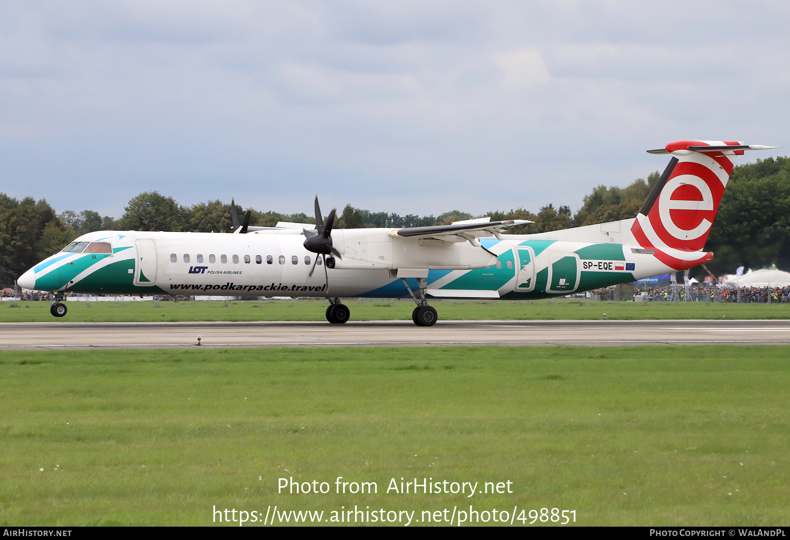 Aircraft Photo of SP-EQE | Bombardier DHC-8-402 Dash 8 | LOT Polish Airlines - Polskie Linie Lotnicze | AirHistory.net #498851