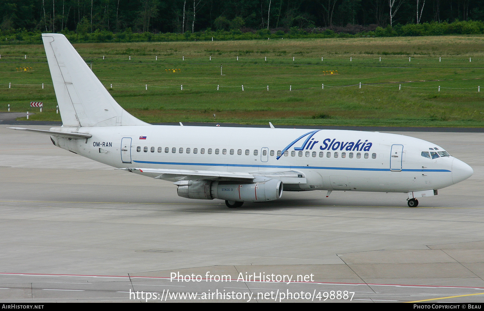 Aircraft Photo of OM-RAN | Boeing 737-230/Adv | Air Slovakia | AirHistory.net #498887