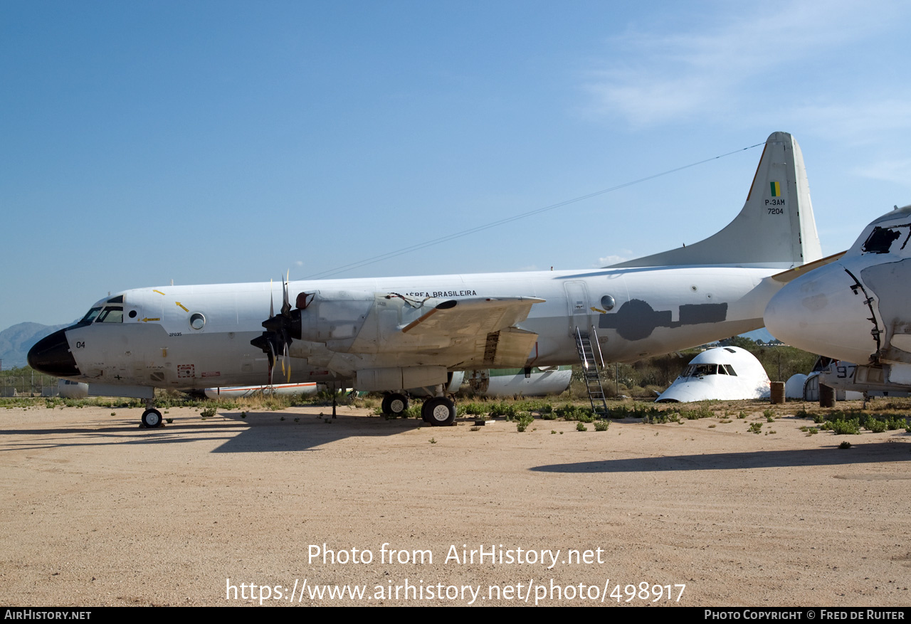 Aircraft Photo of 7204 | Lockheed P-3AM Orion | Brazil - Air Force | AirHistory.net #498917