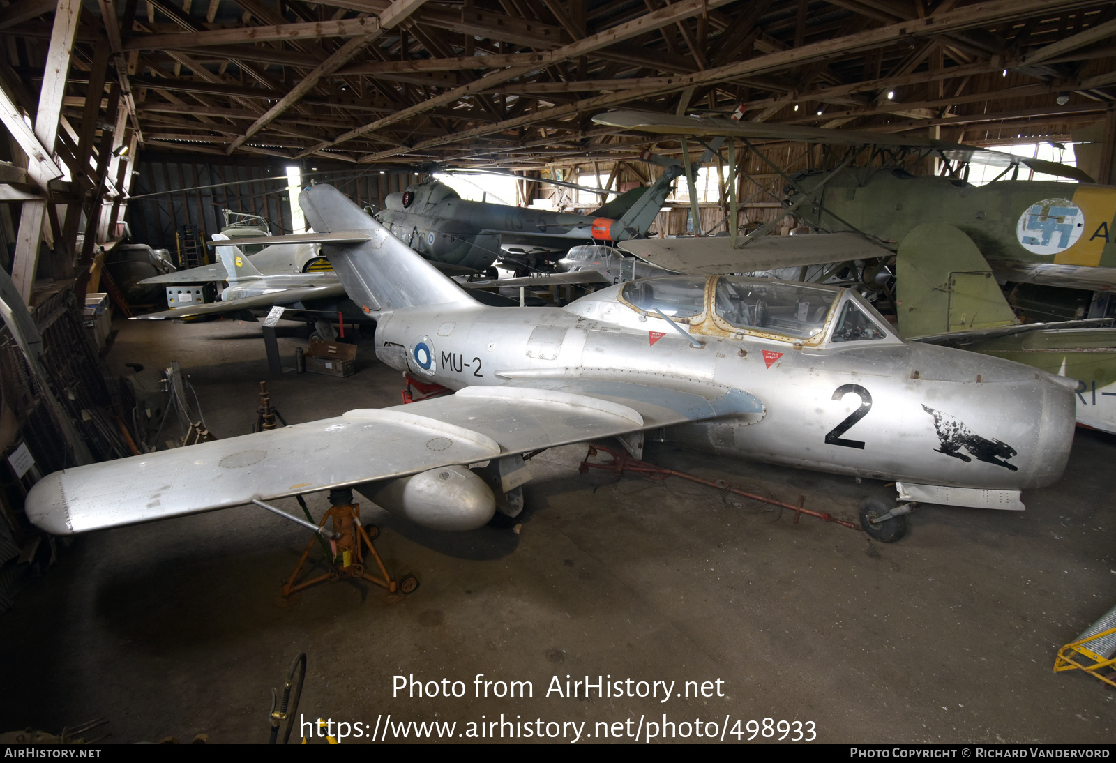 Aircraft Photo of MU-2 | Mikoyan-Gurevich MiG-15UTI | Finland - Air Force | AirHistory.net #498933