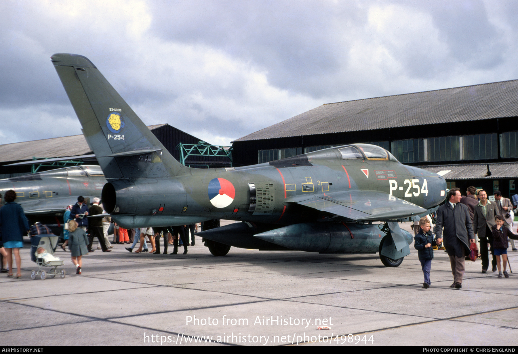 Aircraft Photo of P-254 | Republic F-84F Thunderstreak | Netherlands - Air Force | AirHistory.net #498944