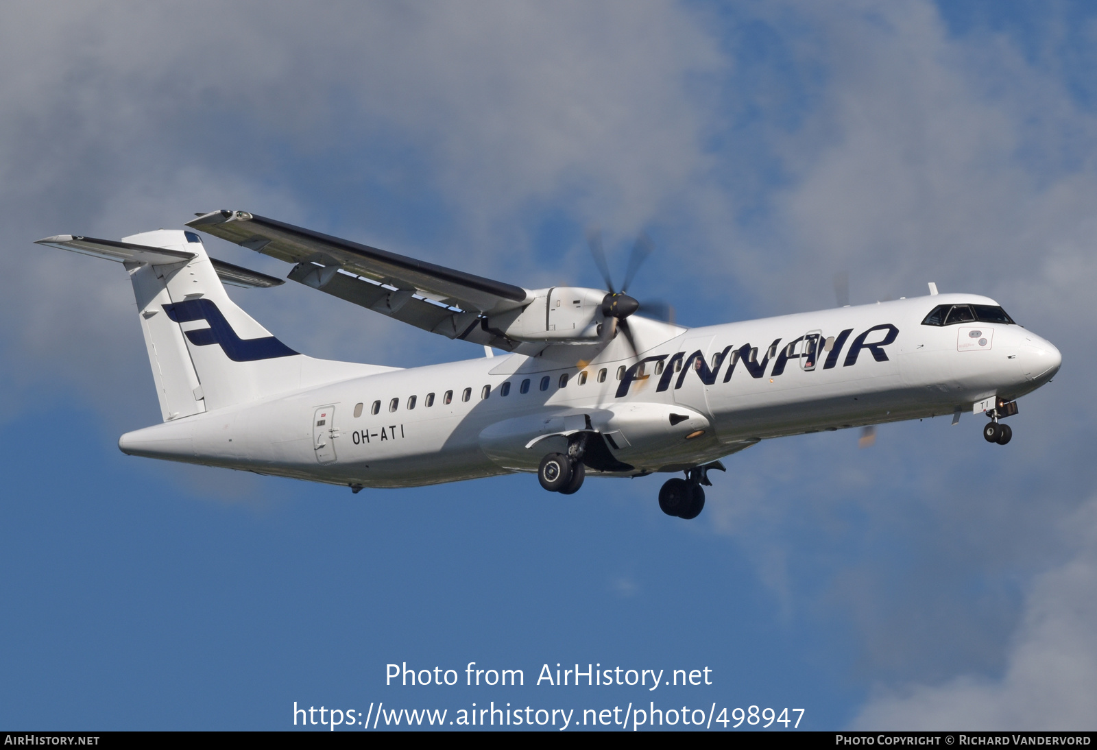 Aircraft Photo of OH-ATI | ATR ATR-72-500 (ATR-72-212A) | Finnair | AirHistory.net #498947