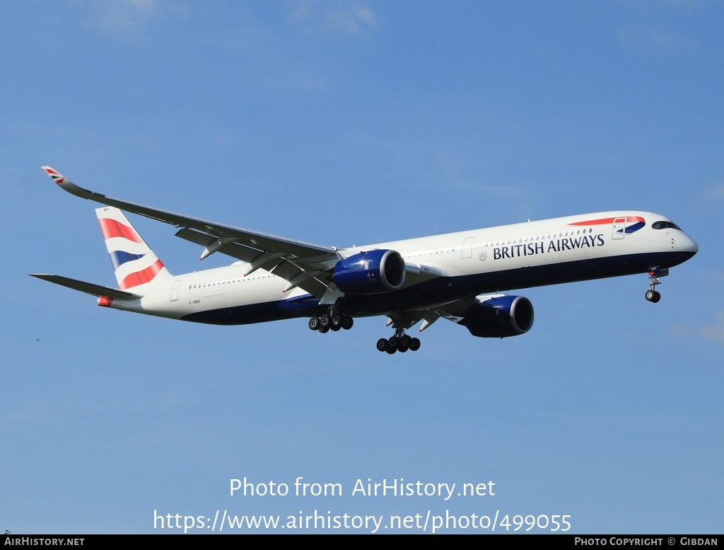 Aircraft Photo Of G-XWBK | Airbus A350-1041 | British Airways ...