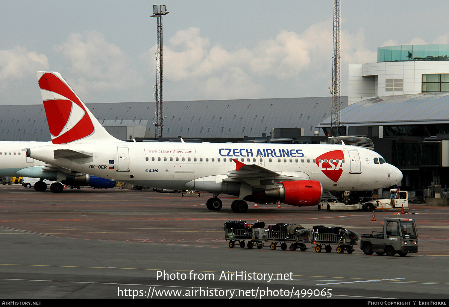 Aircraft Photo of OK-OER | Airbus A319-112 | ČSA - Czech Airlines | AirHistory.net #499065