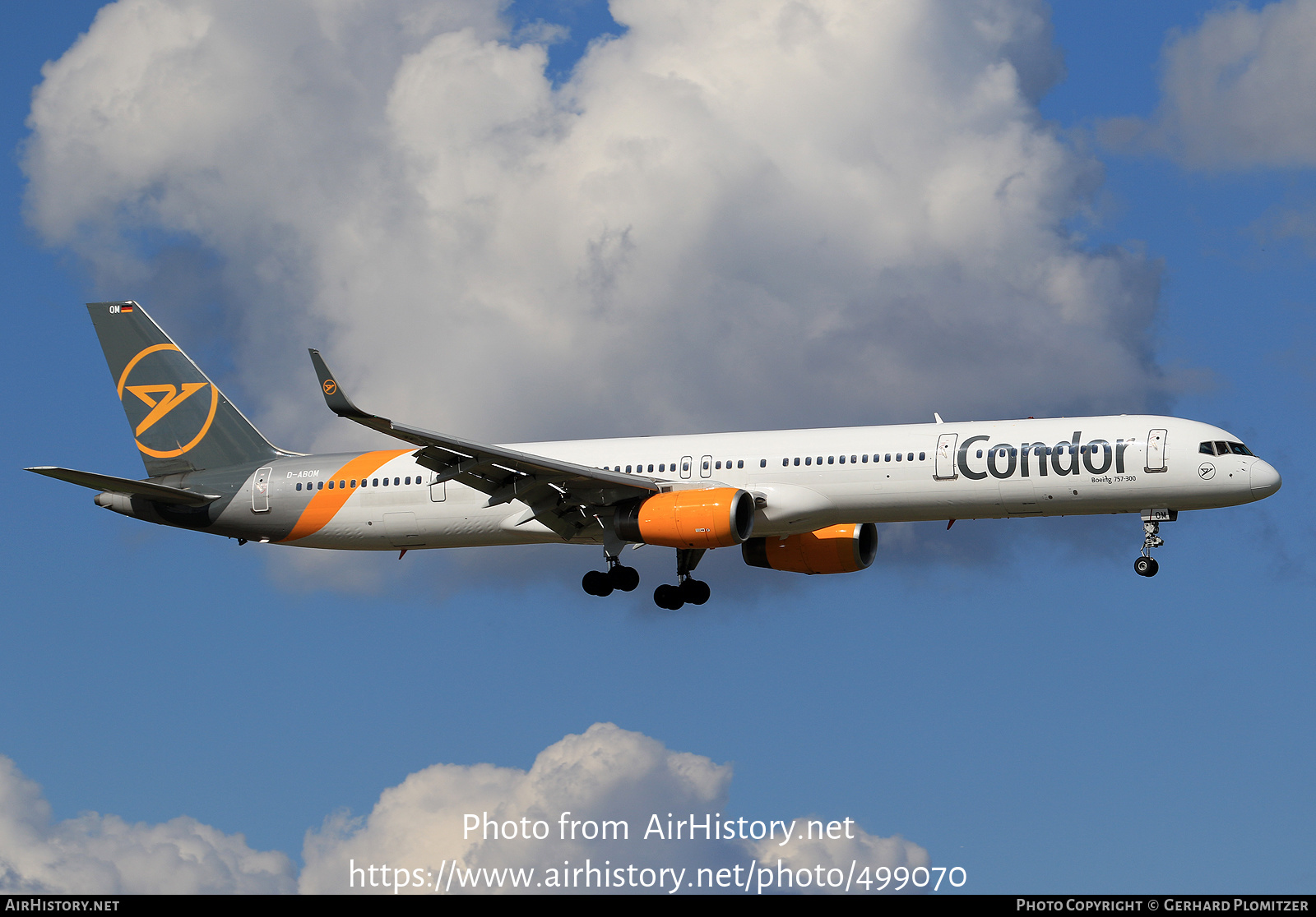 Aircraft Photo of D-ABOM | Boeing 757-330 | Condor Flugdienst | AirHistory.net #499070