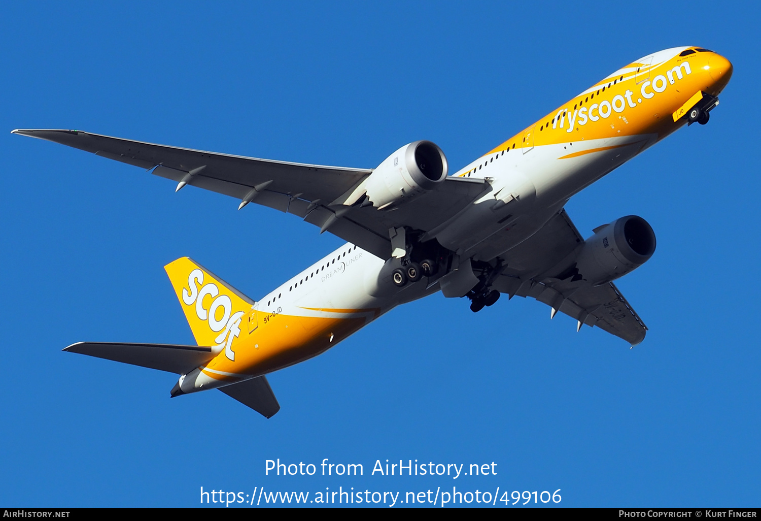 Aircraft Photo of 9V-OJD | Boeing 787-9 Dreamliner | Scoot | AirHistory.net #499106