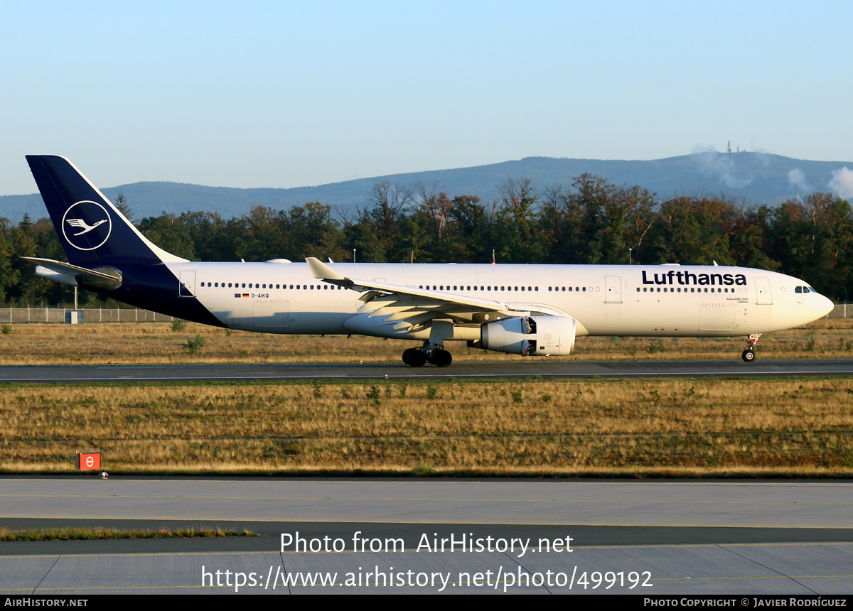 Aircraft Photo of D-AIKQ | Airbus A330-343 | Lufthansa | AirHistory.net #499192