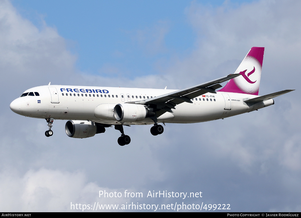 Aircraft Photo of TC-FHI | Airbus A320-214 | Freebird Airlines | AirHistory.net #499222