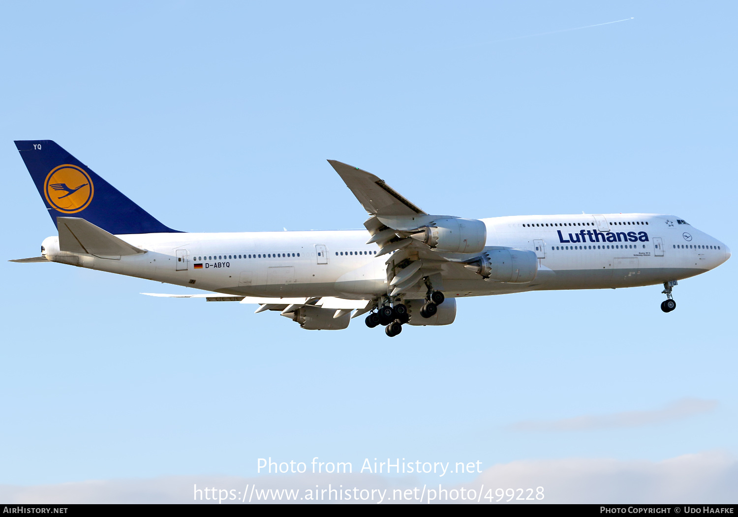 Aircraft Photo of D-ABYQ | Boeing 747-830 | Lufthansa | AirHistory.net #499228