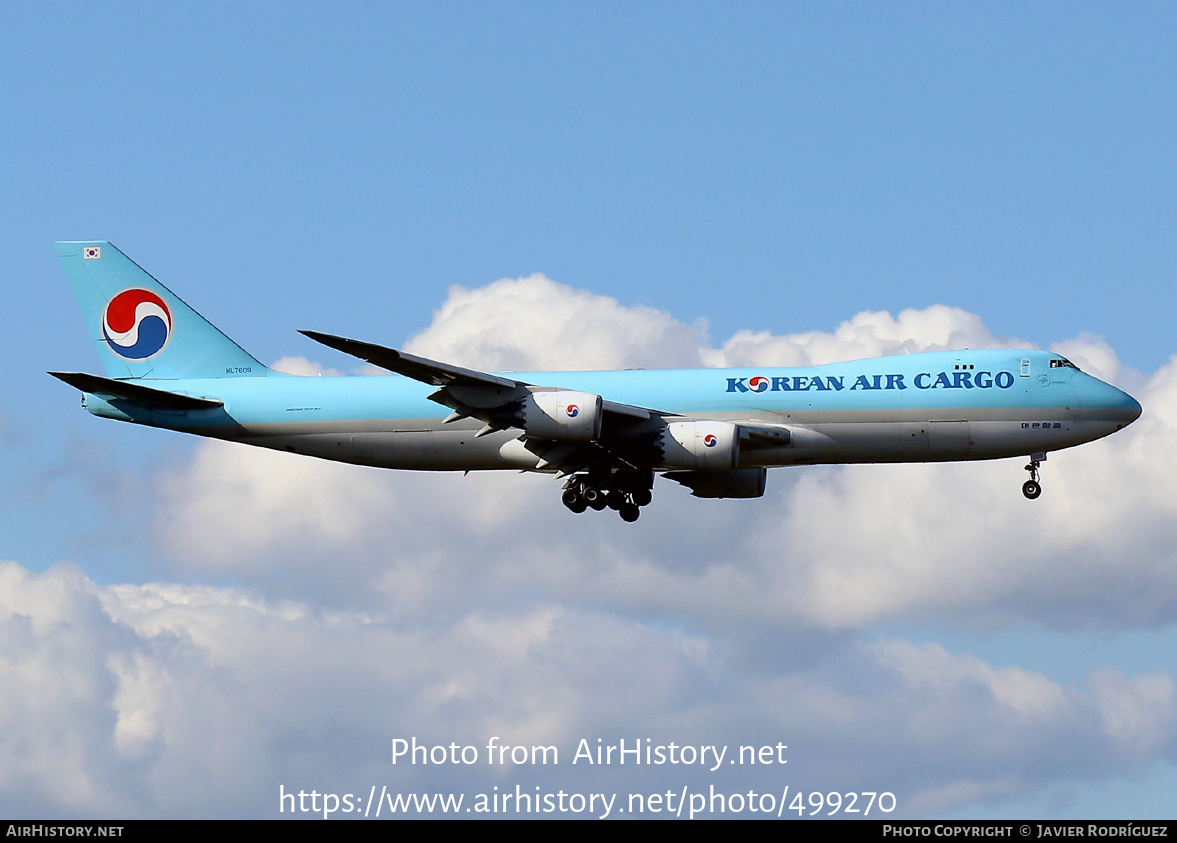 Aircraft Photo of HL7609 | Boeing 747-8HTF/SCD | Korean Air Cargo | AirHistory.net #499270