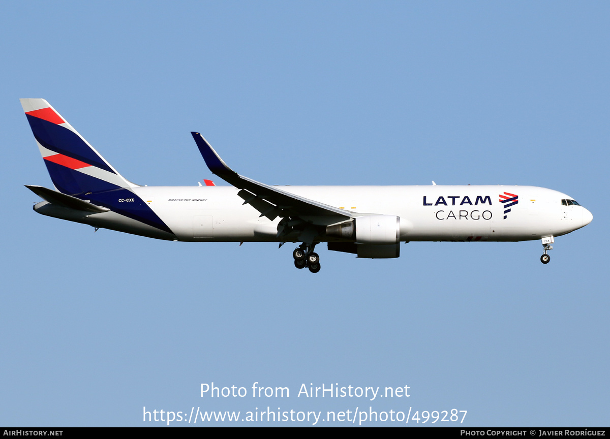 Aircraft Photo of CC-CXK | Boeing 767-316/ER | LATAM Cargo | AirHistory.net #499287