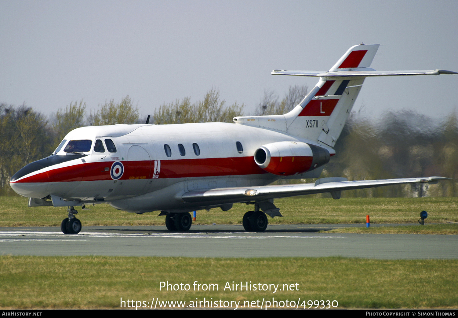 Aircraft Photo of XS711 | Hawker Siddeley HS-125-2 Dominie T1 | UK - Air Force | AirHistory.net #499330