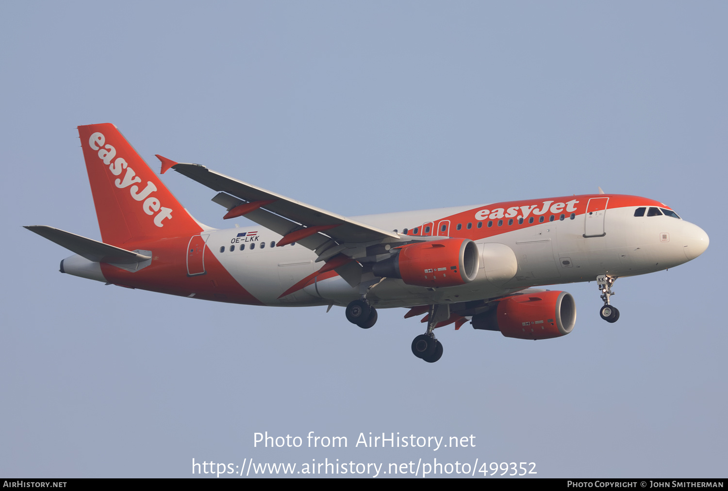 Aircraft Photo of OE-LKK | Airbus A319-111 | EasyJet | AirHistory.net #499352