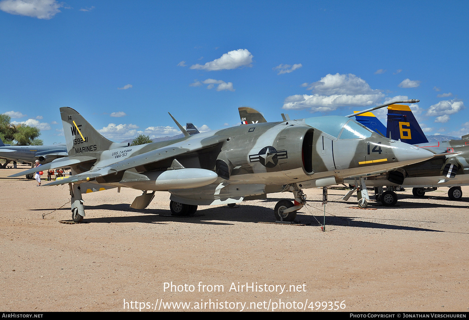 Aircraft Photo of 159241 | Hawker Siddeley AV-8C Harrier | USA - Marines | AirHistory.net #499356