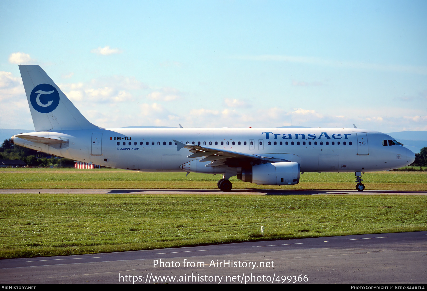 Aircraft Photo of EI-TLI | Airbus A320-231 | TransAer International Airlines | AirHistory.net #499366