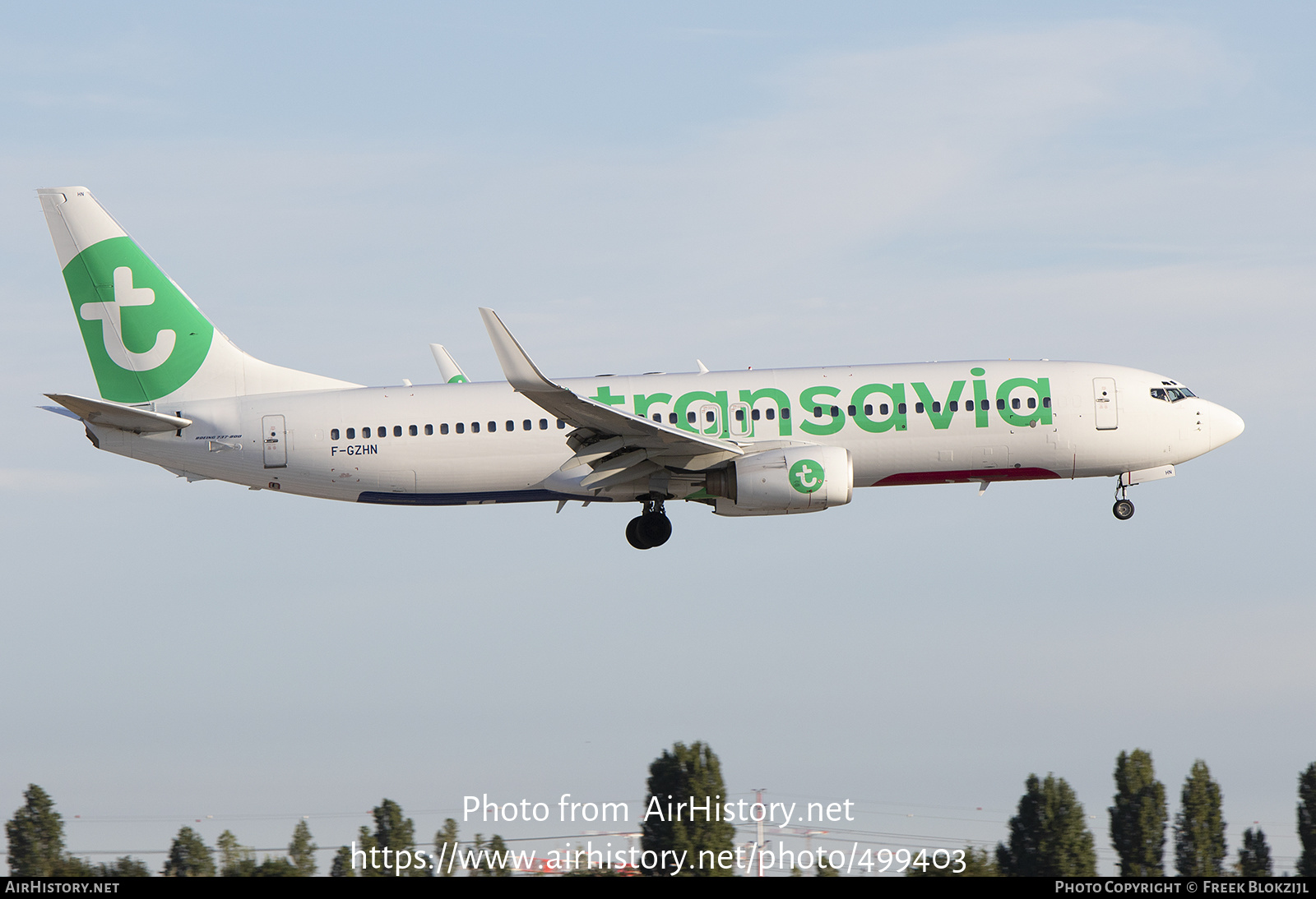 Aircraft Photo of F-GZHN | Boeing 737-85H | Transavia | AirHistory.net #499403