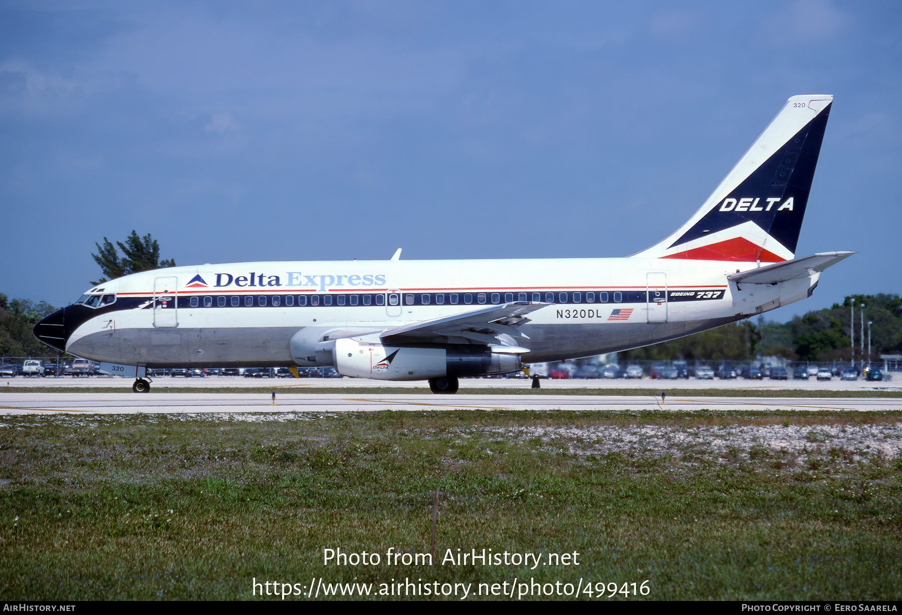 Aircraft Photo of N320DL | Boeing 737-232/Adv | Delta Express | AirHistory.net #499416