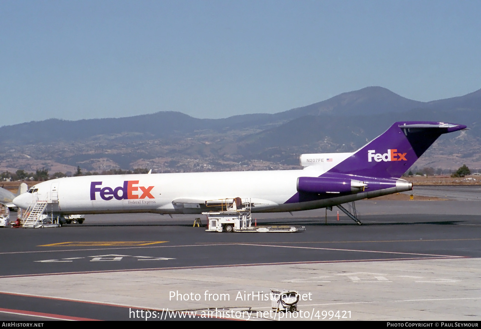 Aircraft Photo of N207FE | Boeing 727-2S2F/Adv | Fedex - Federal Express | AirHistory.net #499421