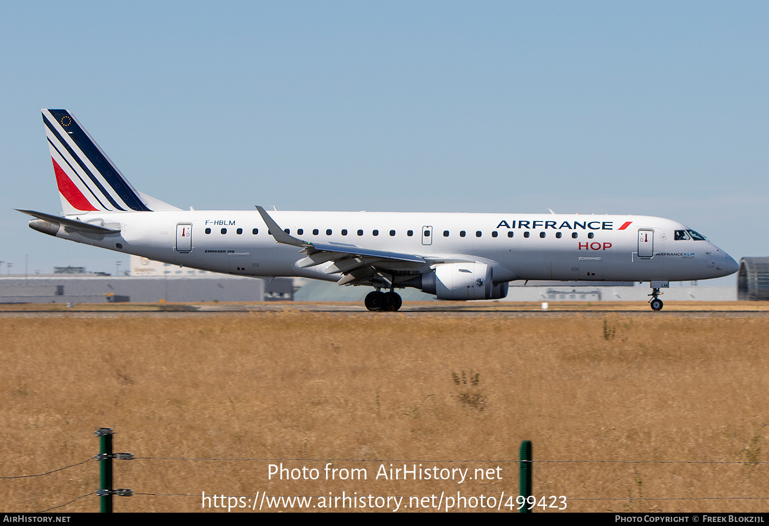 Aircraft Photo of F-HBLM | Embraer 190STD (ERJ-190-100STD) | Air France | AirHistory.net #499423