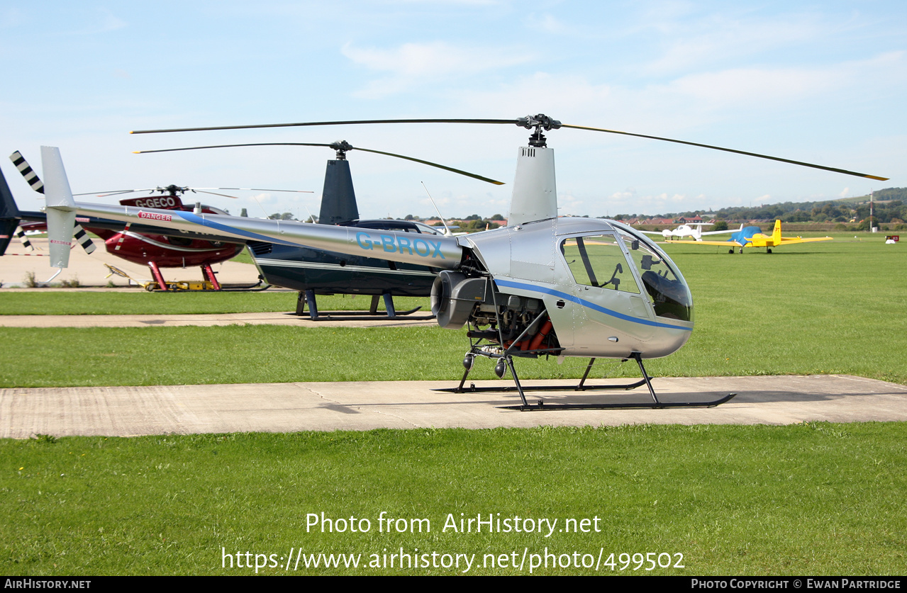 Aircraft Photo of G-BROX | Robinson R-22 Beta | AirHistory.net #499502