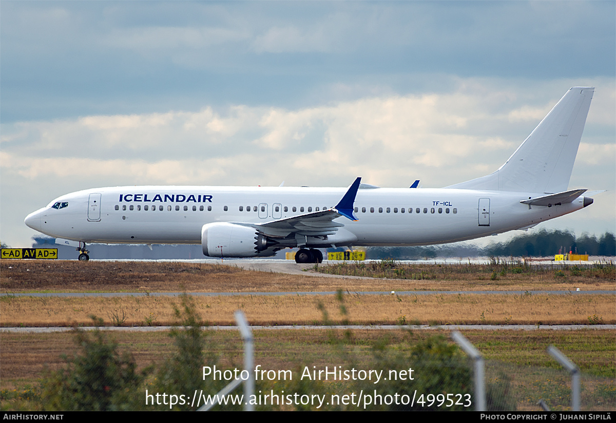 Aircraft Photo of TF-ICL | Boeing 737-8 Max 8 | Icelandair | AirHistory.net #499523