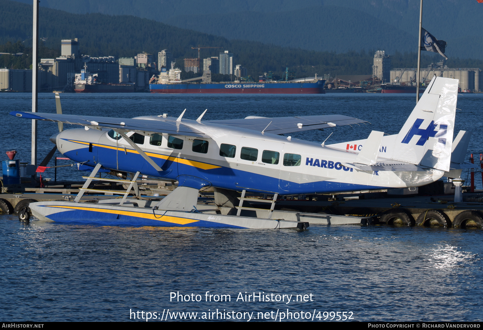 Aircraft Photo of C-GHAN | Cessna 208B Grand Caravan EX | Harbour Air | AirHistory.net #499552