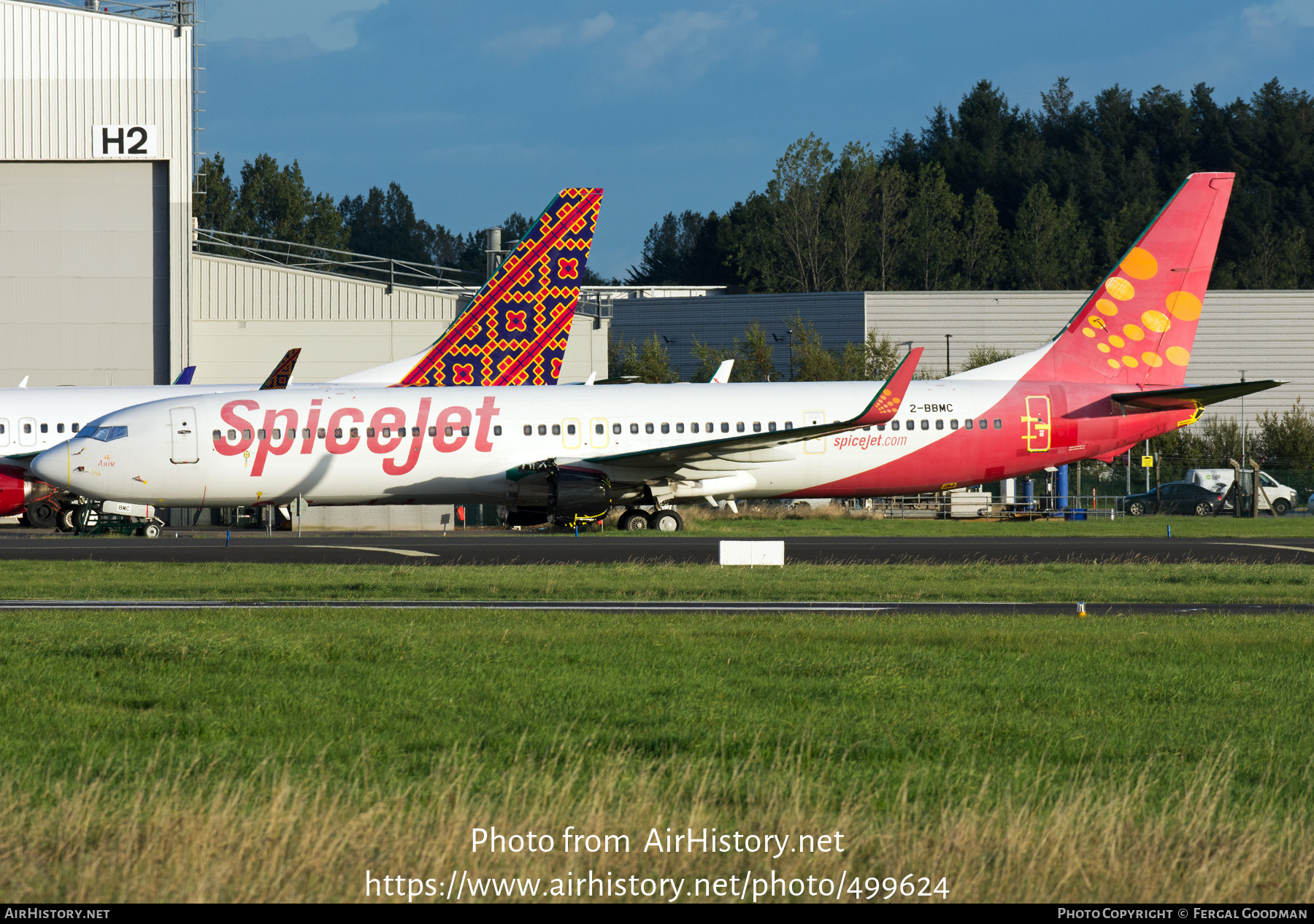 Aircraft Photo of 2-BBMC | Boeing 737-9GJ/ER | SpiceJet | AirHistory.net #499624