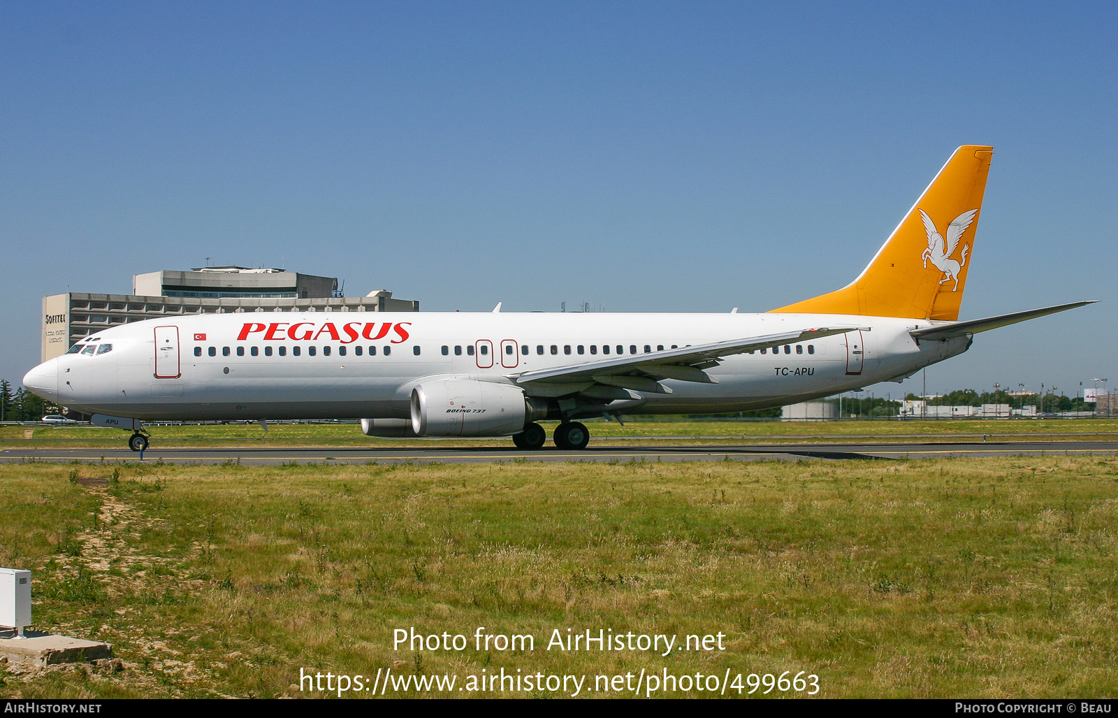 Aircraft Photo of TC-APU | Boeing 737-82R | Pegasus Airlines | AirHistory.net #499663