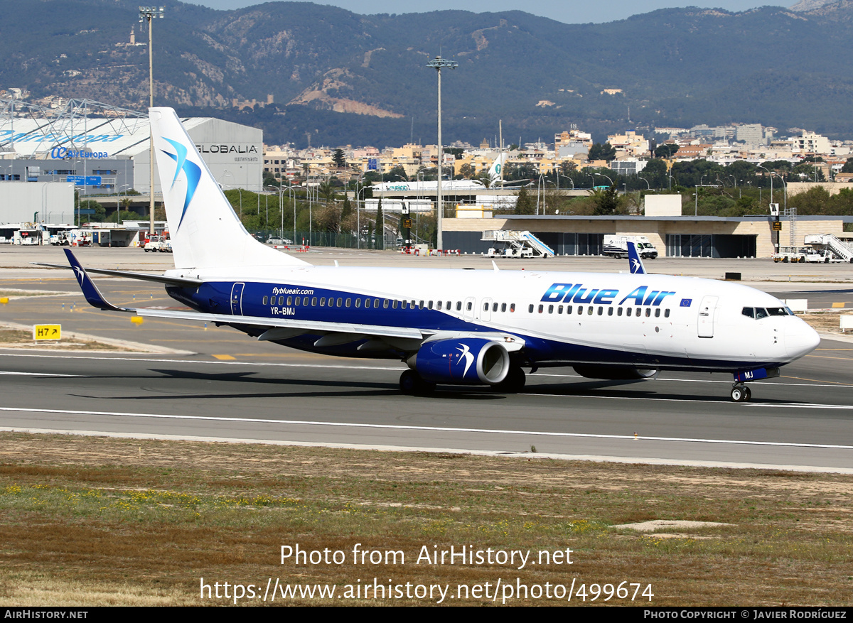 Aircraft Photo of YR-BMJ | Boeing 737-82R | Blue Air | AirHistory.net #499674