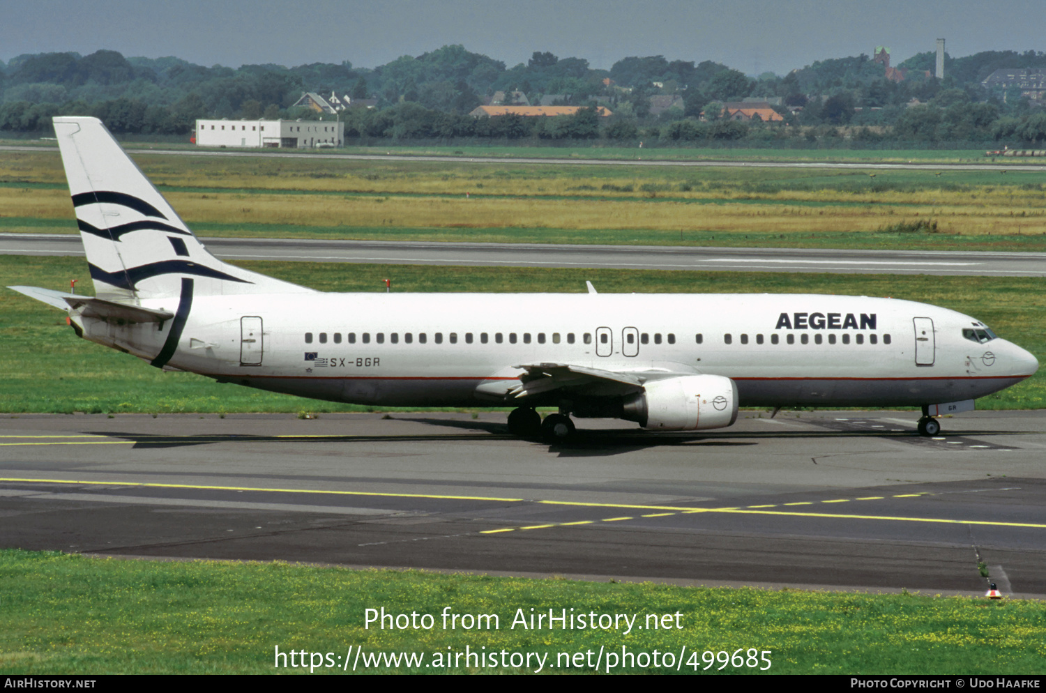 Aircraft Photo of SX-BGR | Boeing 737-408 | Aegean Airlines | AirHistory.net #499685