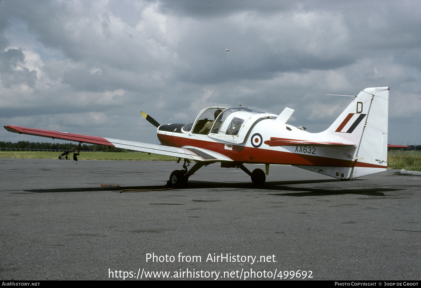 Aircraft Photo of XX632 | Scottish Aviation Bulldog T1 | UK - Air Force | AirHistory.net #499692