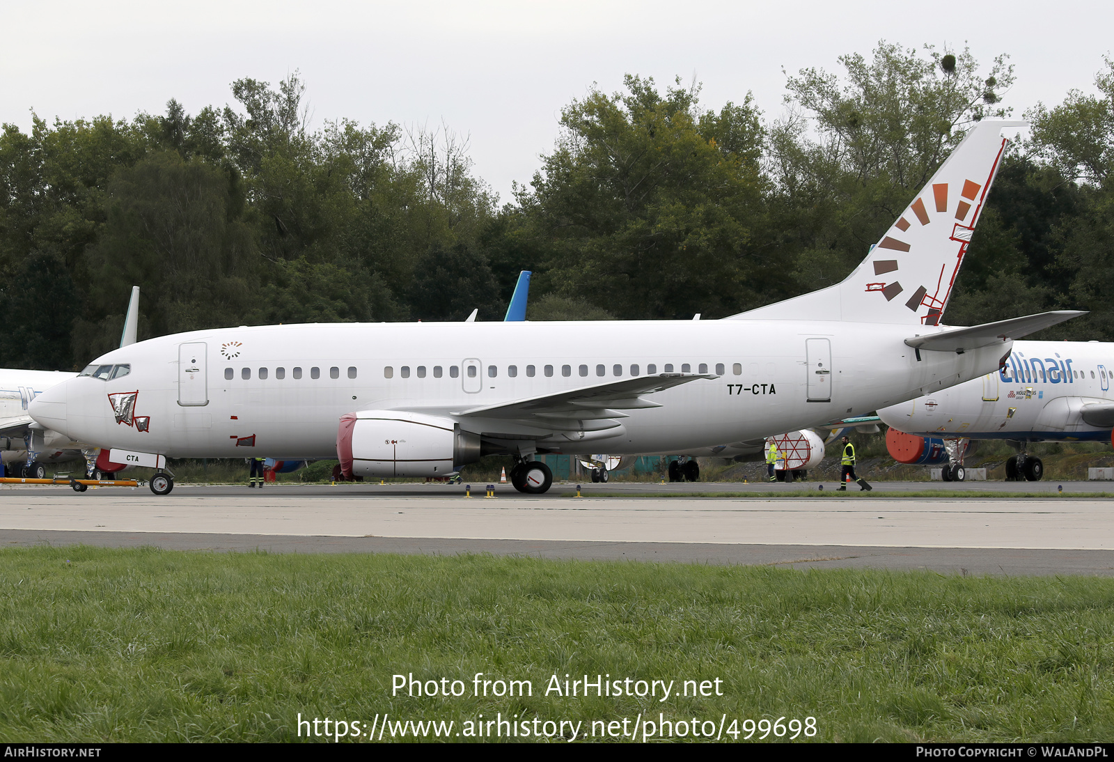 Aircraft Photo of T7-CTA | Boeing 737-5L9 | AirHistory.net #499698