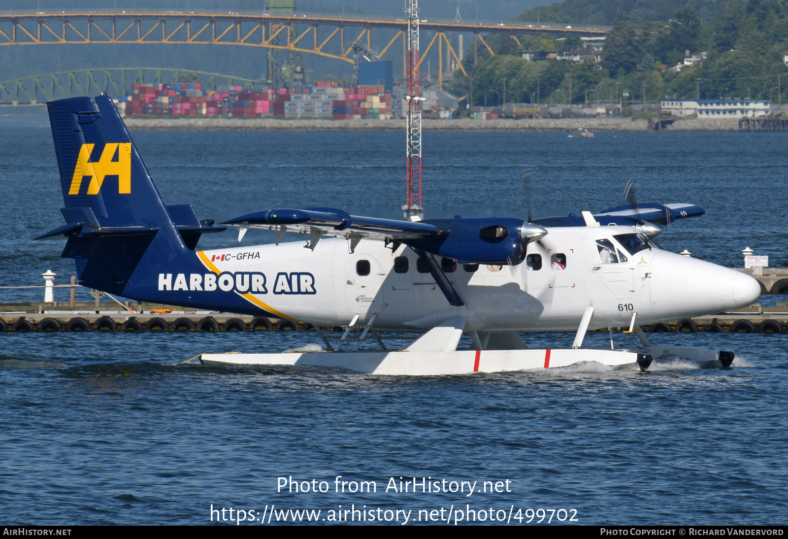 Aircraft Photo of C-GFHA | De Havilland Canada DHC-6-300 Twin Otter | Harbour Air | AirHistory.net #499702