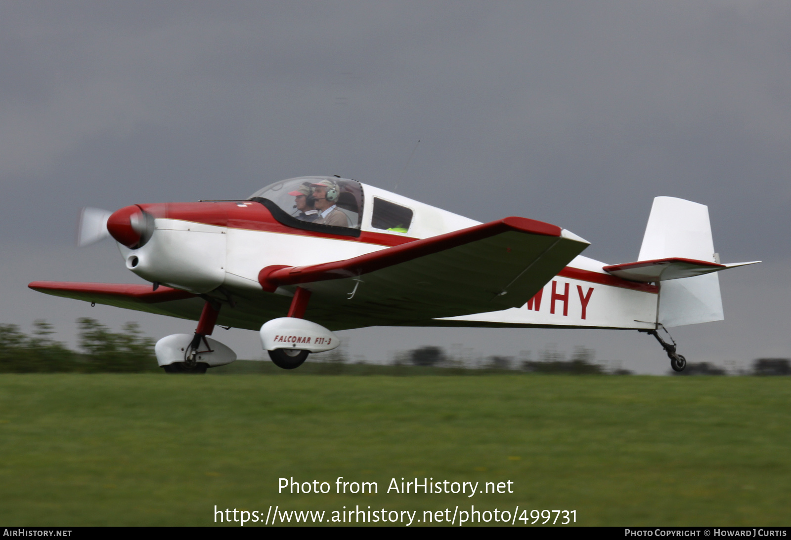 Aircraft Photo of G-AWHY | Falconar F-11-3 | AirHistory.net #499731