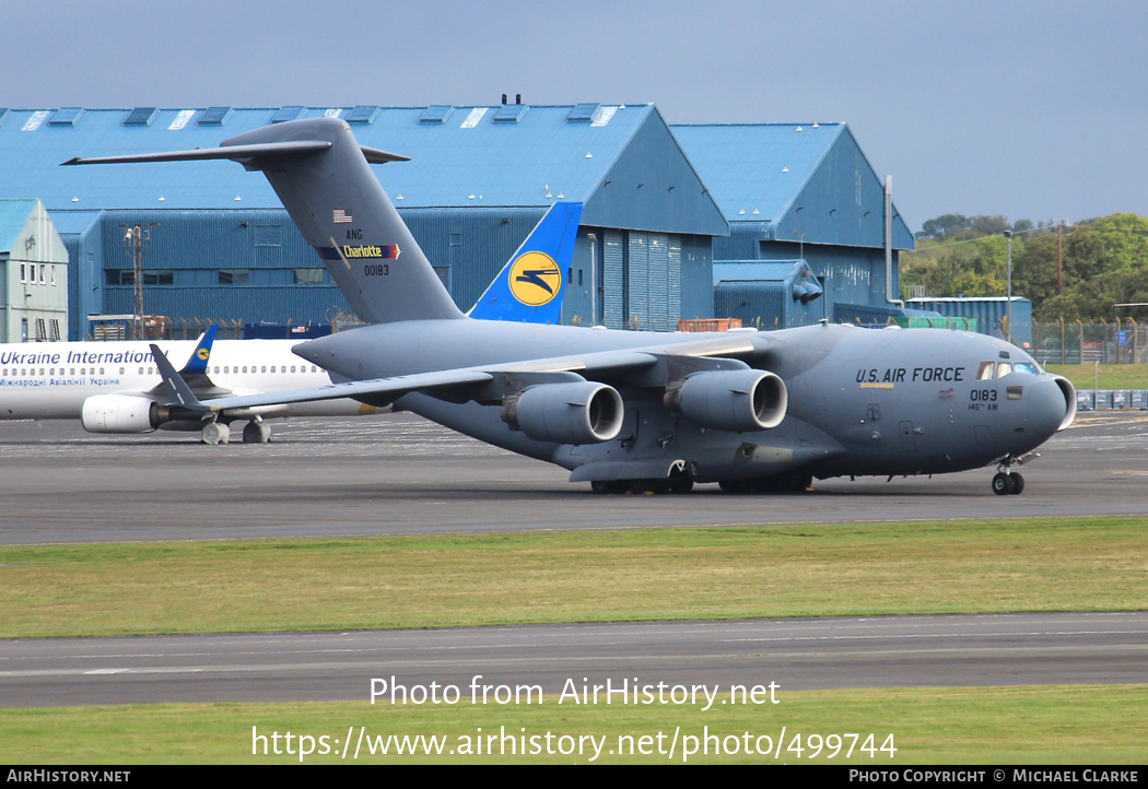 Aircraft Photo of 00-0183 / 00183 | Boeing C-17A Globemaster III | USA - Air Force | AirHistory.net #499744