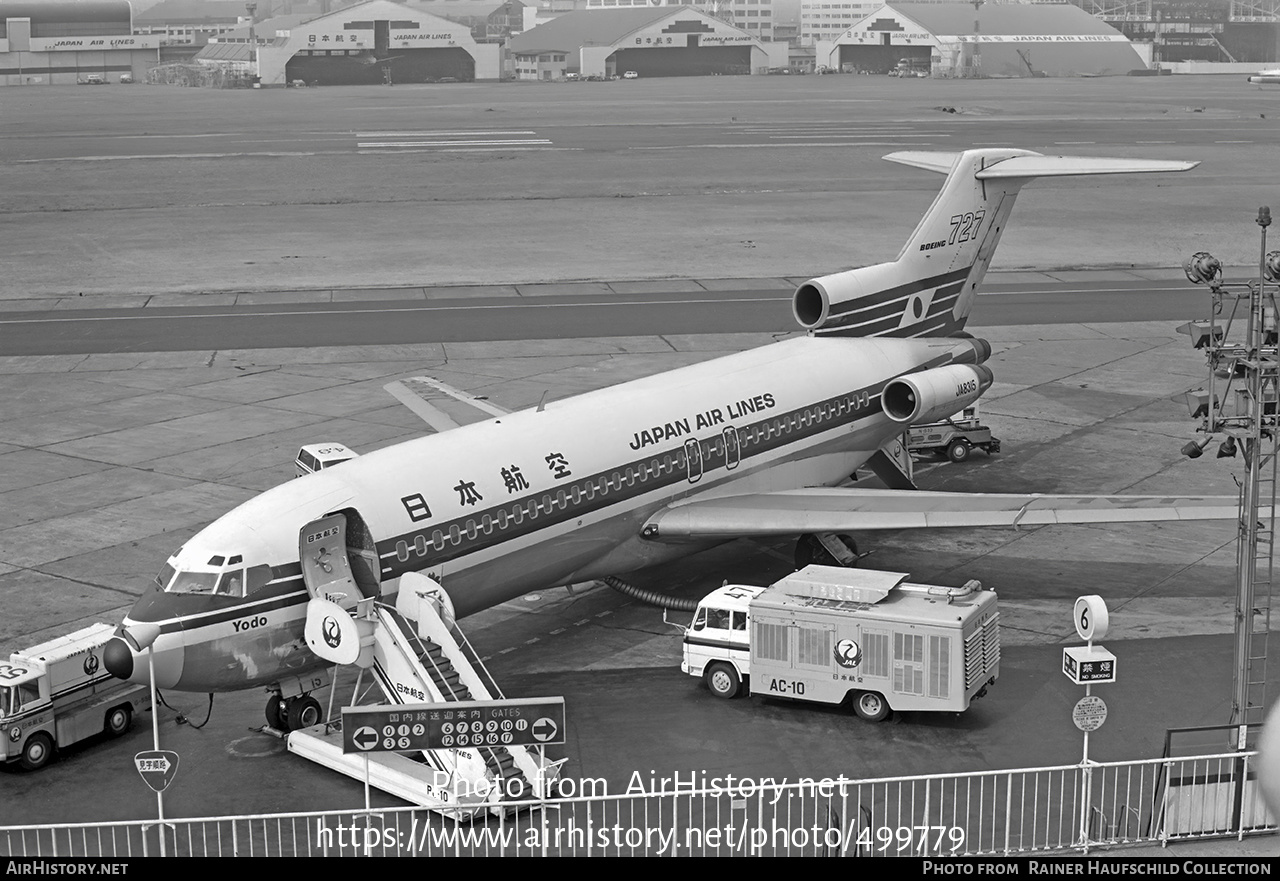 Aircraft Photo of JA8315 | Boeing 727-89 | Japan Air Lines - JAL | AirHistory.net #499779