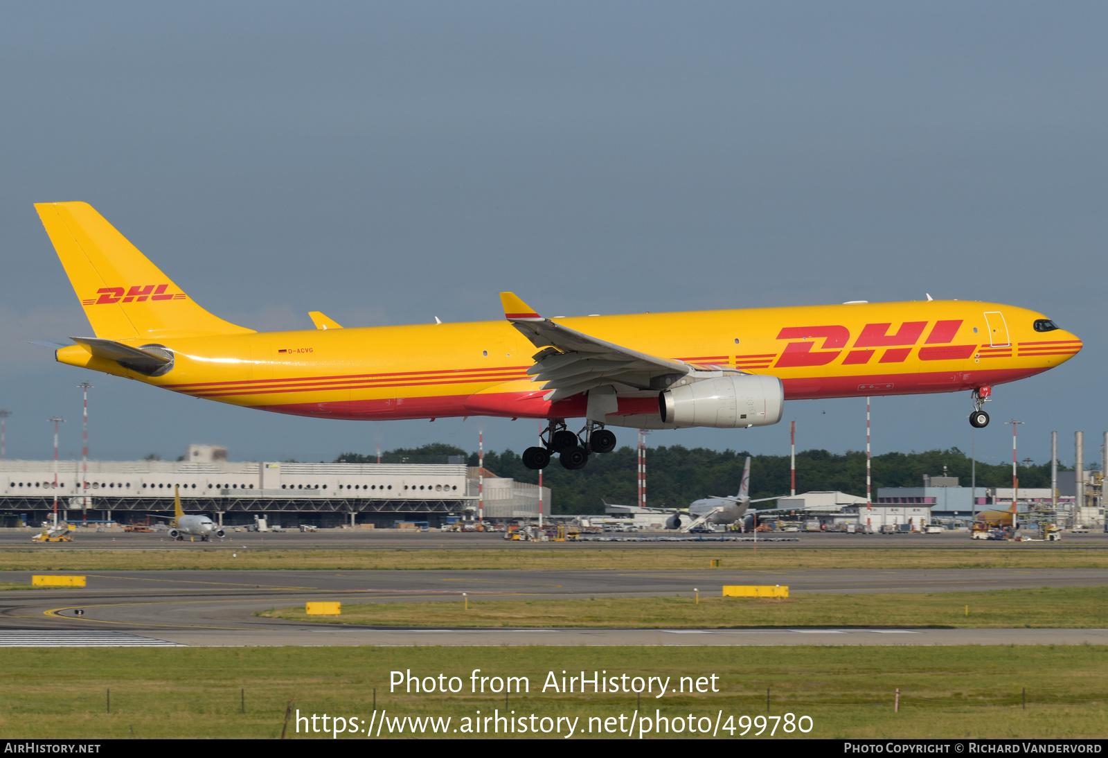 Aircraft Photo of D-ACVG | Airbus A330-343E/P2F | DHL International | AirHistory.net #499780