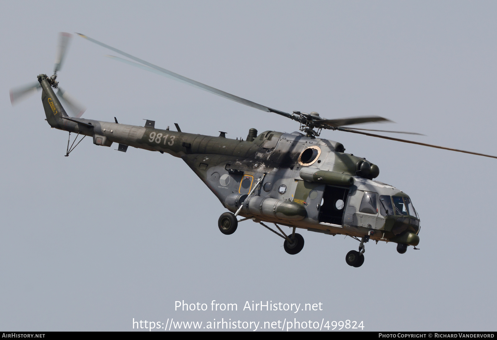 Aircraft Photo of 9813 | Mil Mi-171Sh | Czechia - Air Force | AirHistory.net #499824