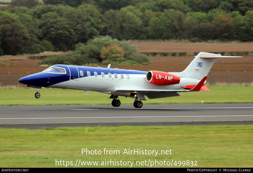 Aircraft Photo of LN-AWF | Learjet 45 | AirHistory.net #499832