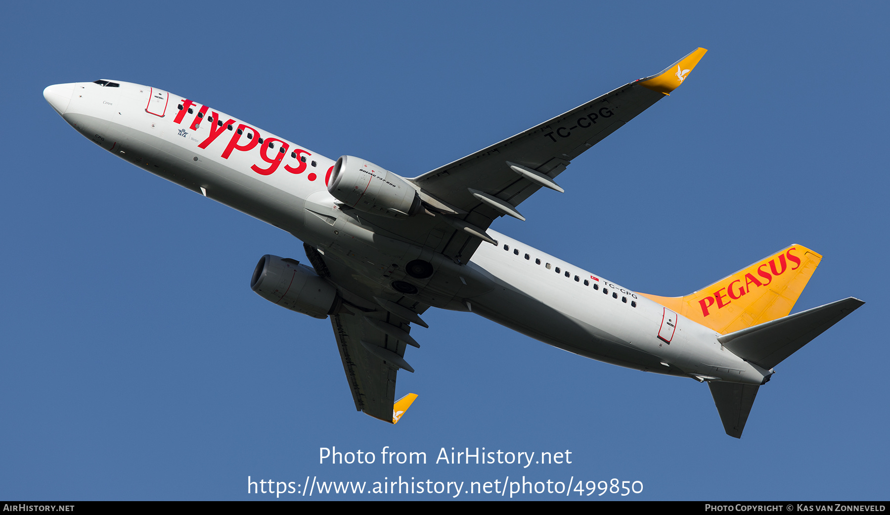 Aircraft Photo of TC-CPG | Boeing 737-82R | Pegasus Airlines | AirHistory.net #499850