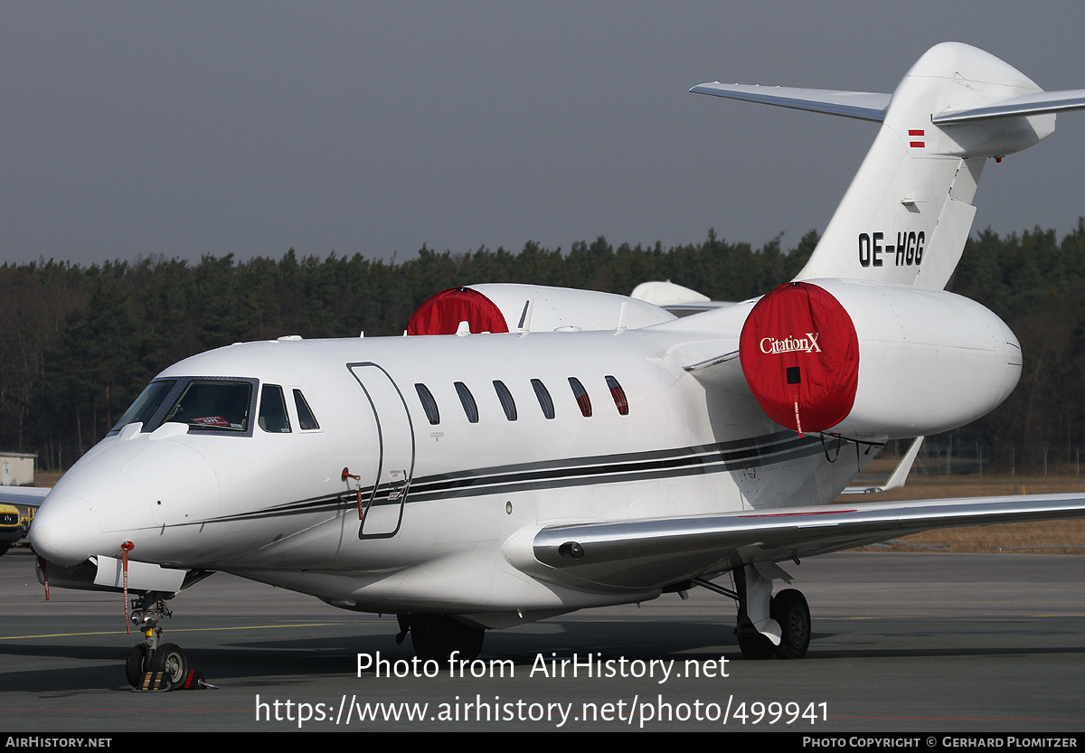 Aircraft Photo of OE-HGG | Cessna 750 Citation X | AirHistory.net #499941