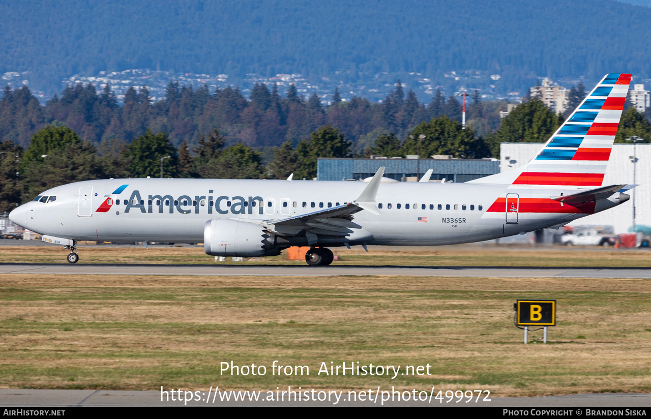 Aircraft Photo of N336SR | Boeing 737-8 Max 8 | American Airlines | AirHistory.net #499972
