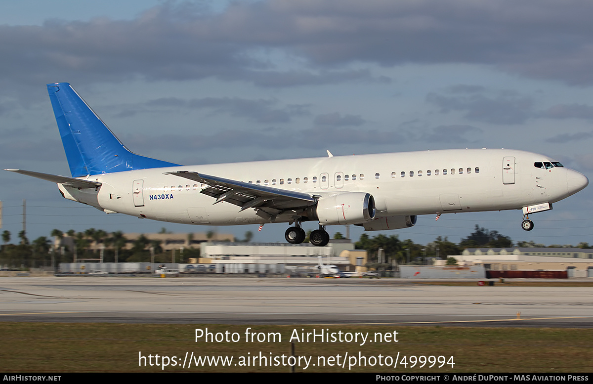 Aircraft Photo of N430XA | Boeing 737-484 | AirHistory.net #499994