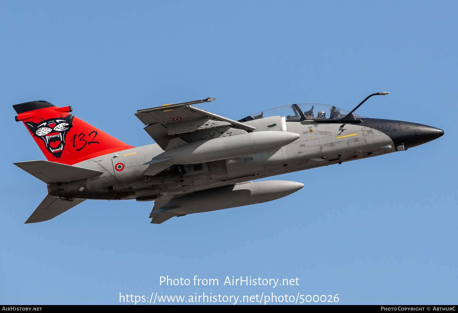 Aircraft Photo of MM55044 | AMX International AMX-T | Italy - Air Force | AirHistory.net #500026