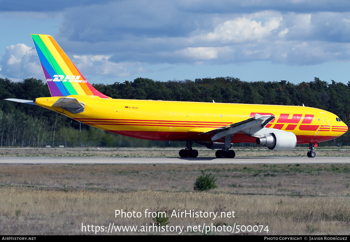 Aircraft Photo of D-AEAS | Airbus A300B4-622R(F) | DHL International | AirHistory.net #500074