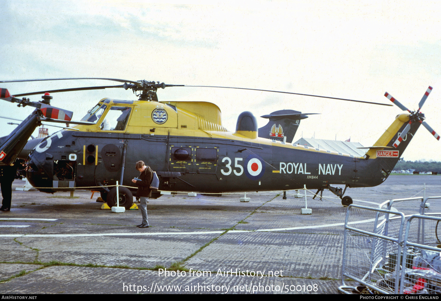 Aircraft Photo of XM844 | Westland WS-58 Wessex HAS.3 | UK - Navy | AirHistory.net #500108