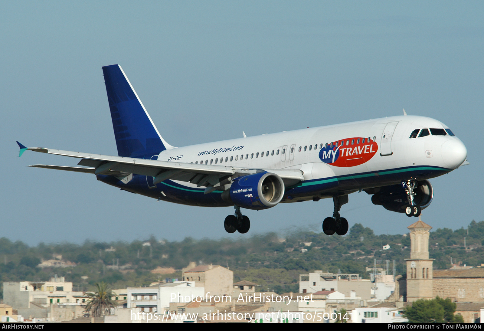 Aircraft Photo of OY-CNP | Airbus A320-212 | MyTravel Airways | AirHistory.net #500141