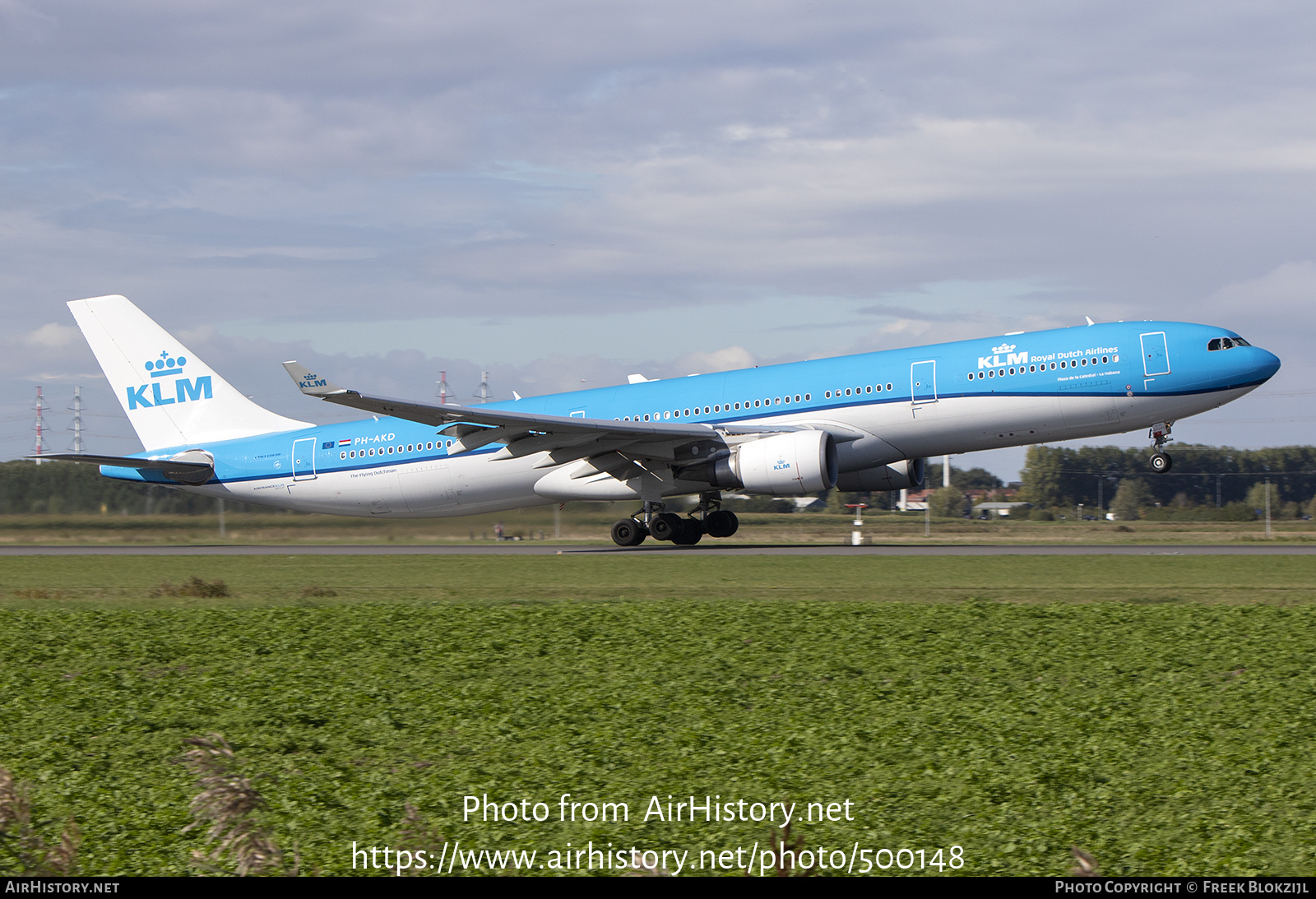 Aircraft Photo of PH-AKD | Airbus A330-303 | KLM - Royal Dutch Airlines | AirHistory.net #500148