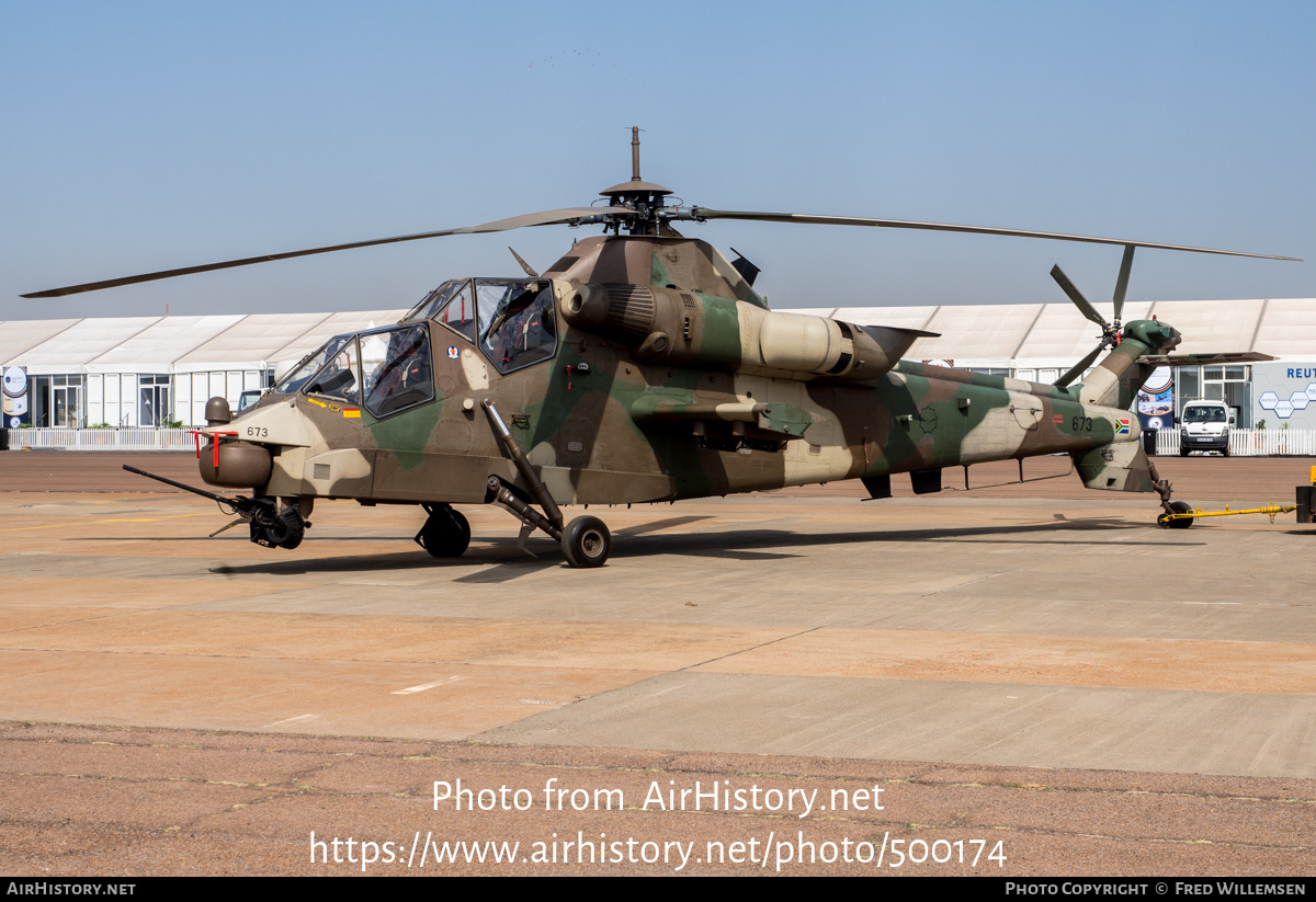 Aircraft Photo of 673 | Denel AH-2A Rooivalk | South Africa - Air Force | AirHistory.net #500174