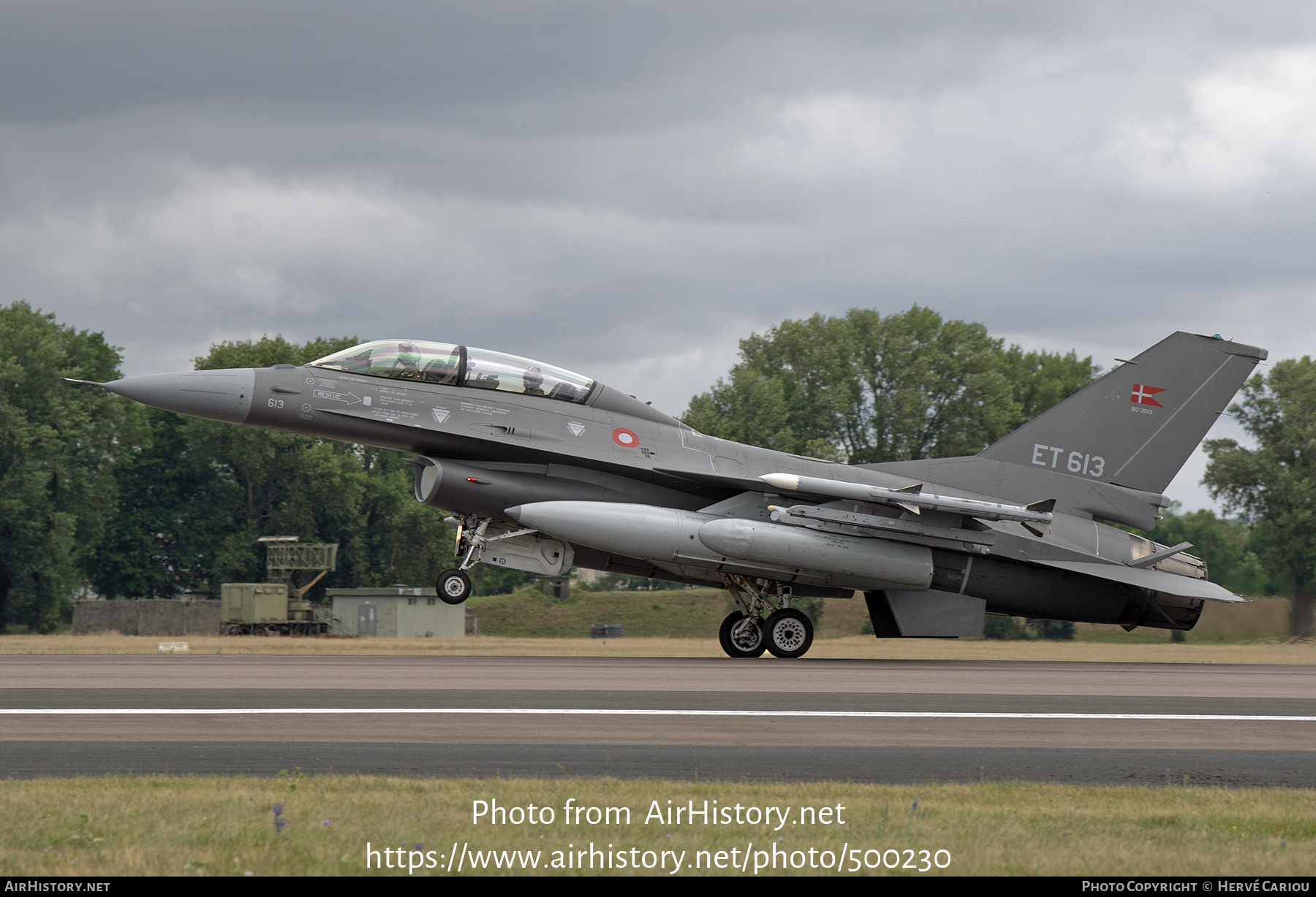 Aircraft Photo of ET-613 | General Dynamics F-16BM Fighting Falcon | Denmark - Air Force | AirHistory.net #500230